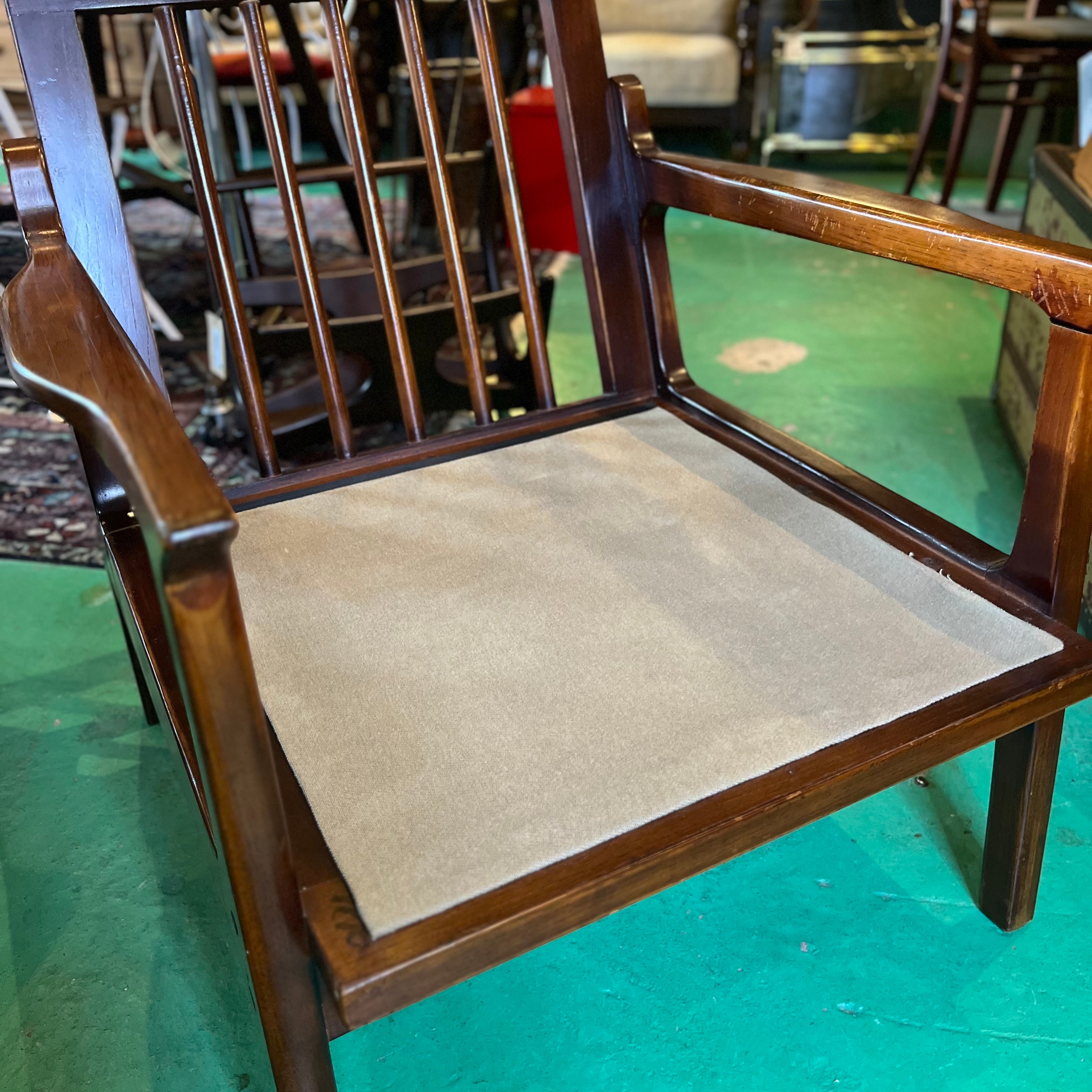 ヴィンテージ アームソファ 1人掛け 中古 オーク 1P アームチェア