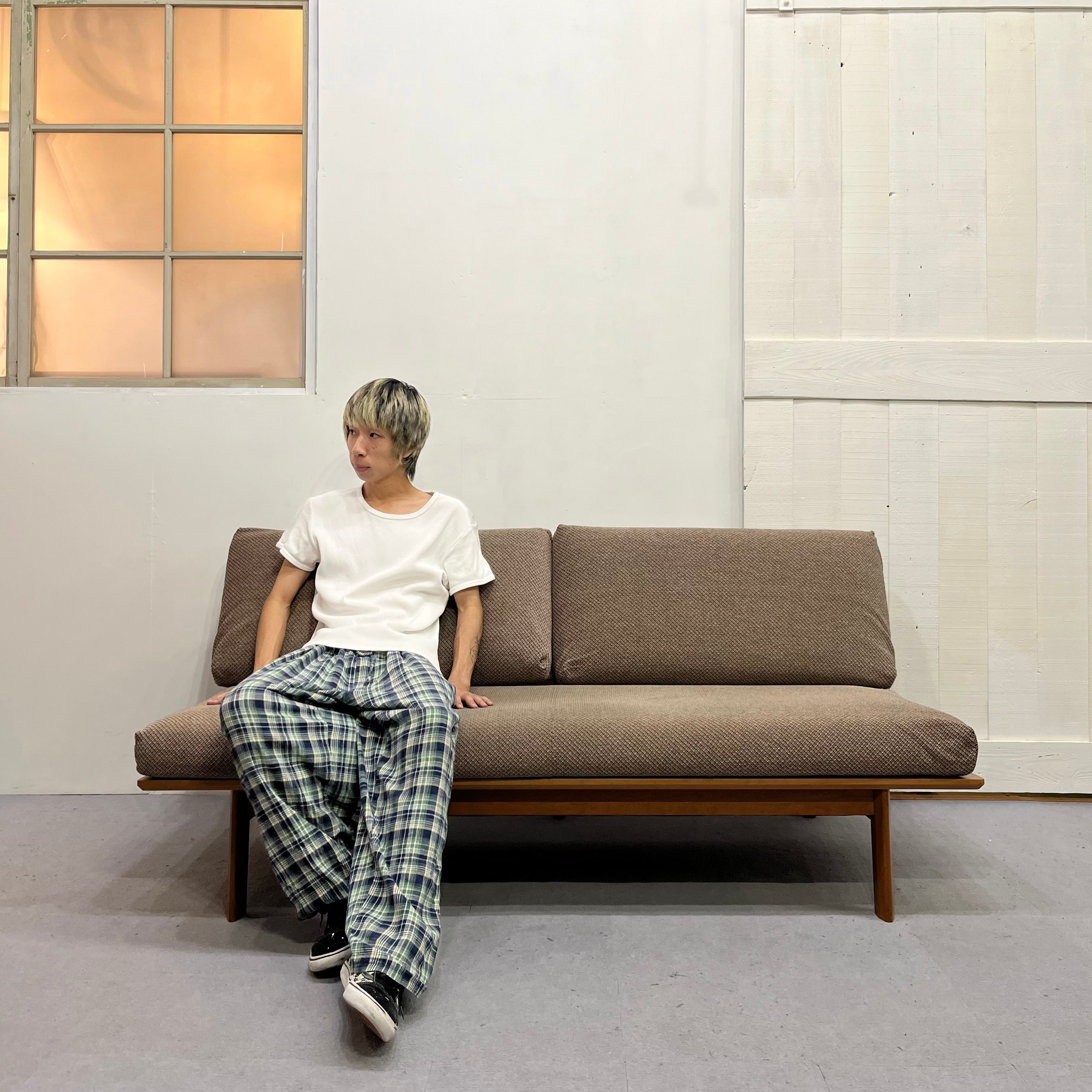 カリモク / karimoku スリーシーター WG3073 3Pソファ トリプルソファ 中古