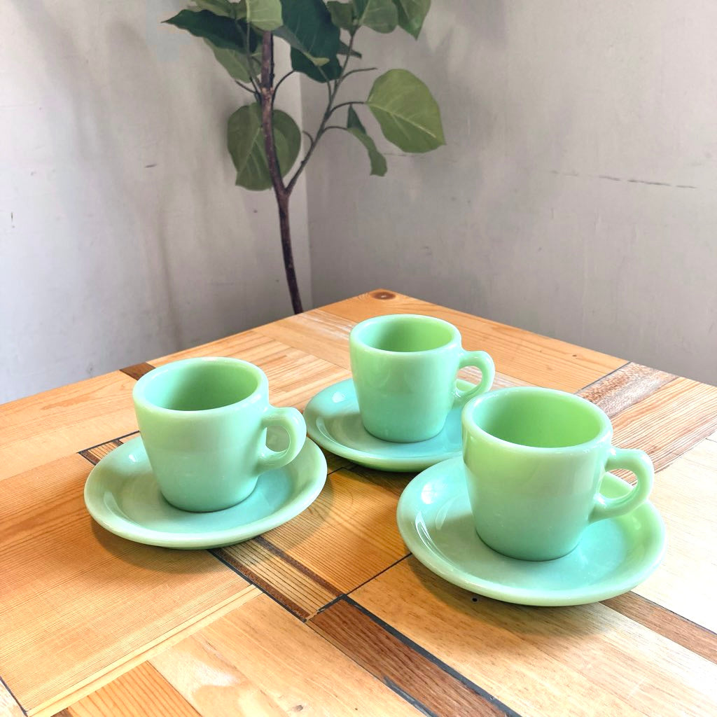 ファイヤーキング / Fire-King ジェダイ ストレート カップ＆ソーサ