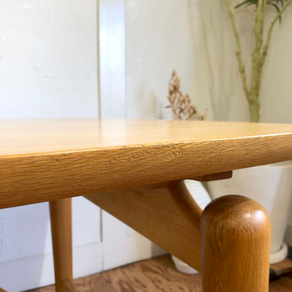 柏木工 ダイニングテーブル 無垢ナラ材 中古 飛騨高山 北欧スタイル