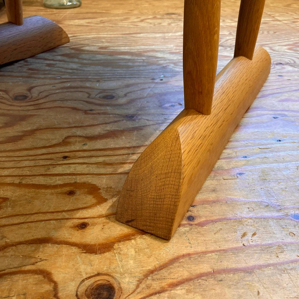 飛騨産業 / HIDA KAYA2 オットマン スツール オーク材 キツツキ 中古