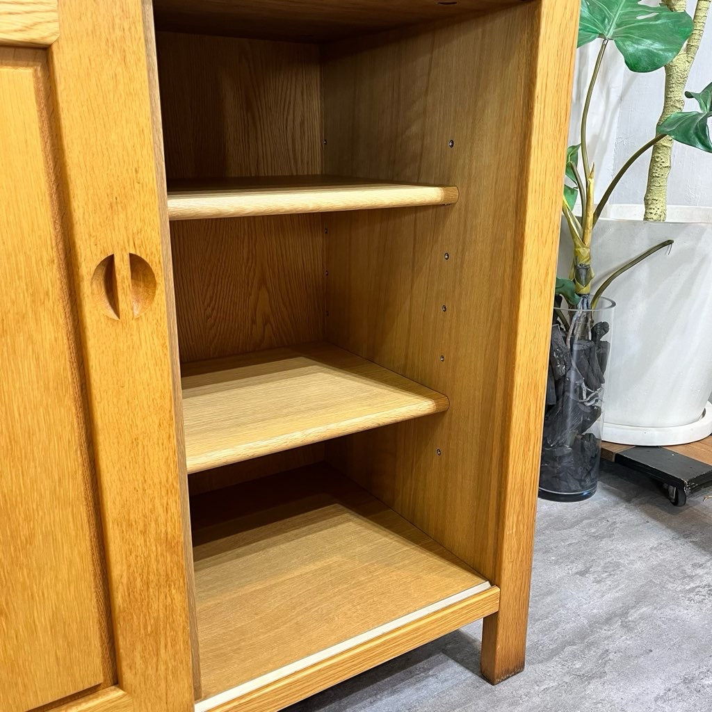 上ヶ嶋木工 旭川家具 和モダン 食器棚 「杜」 カップボード IDC大塚