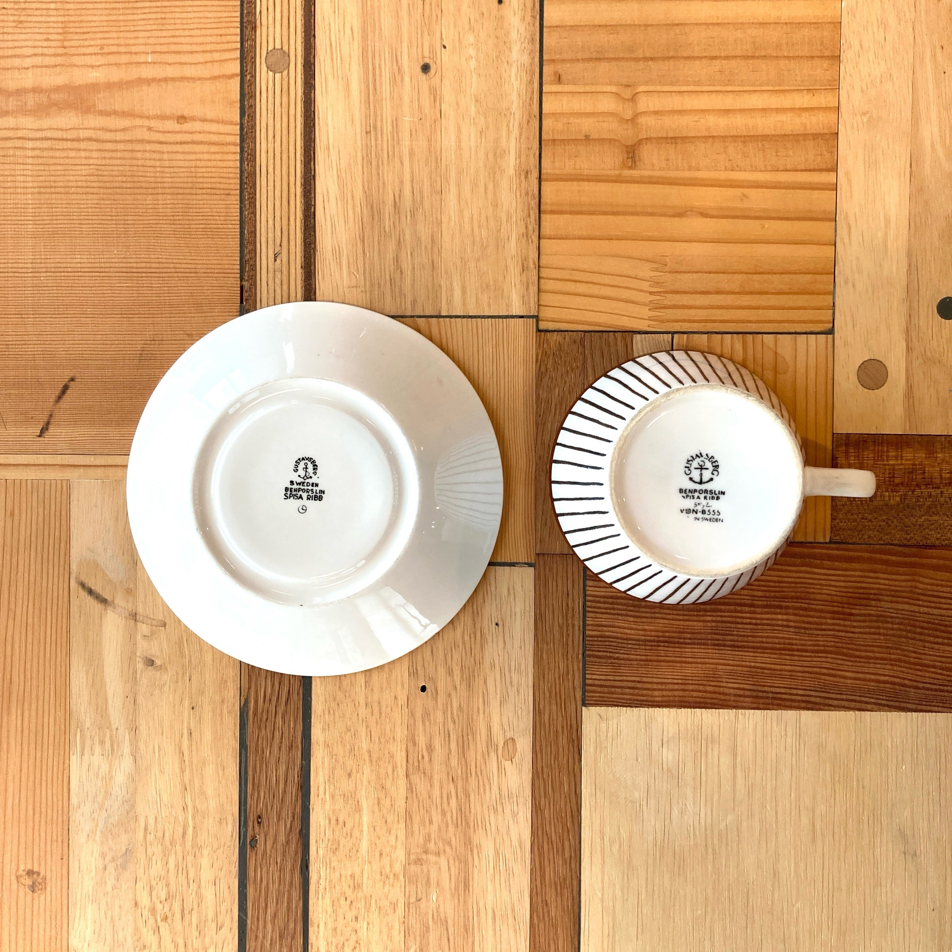 グスタフスベリ Gusatavsberg スピサリブ SPISA RIBB ティーカップ