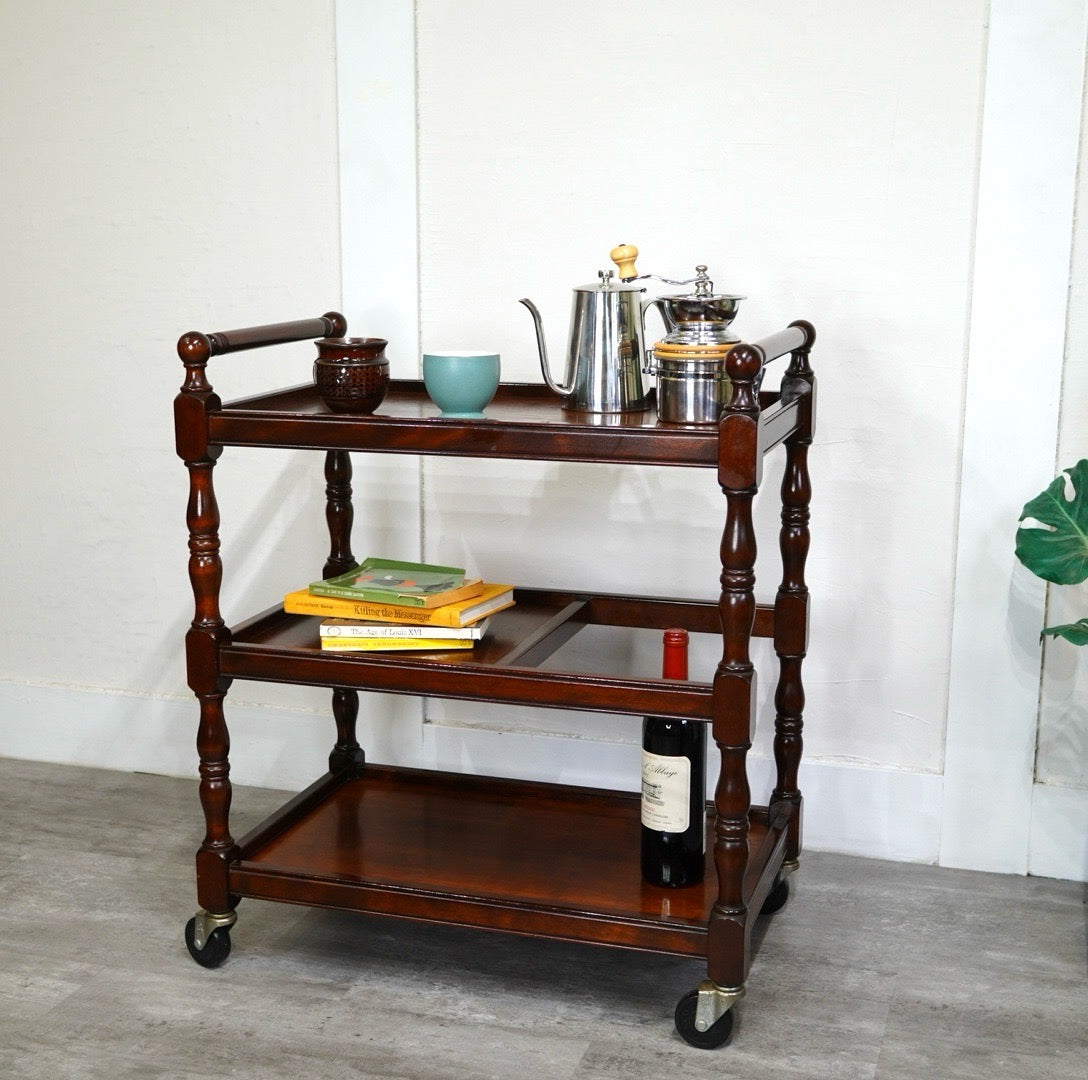 松本民芸家具□A型ワゴン□137,500円□トローリー キッチン サイド