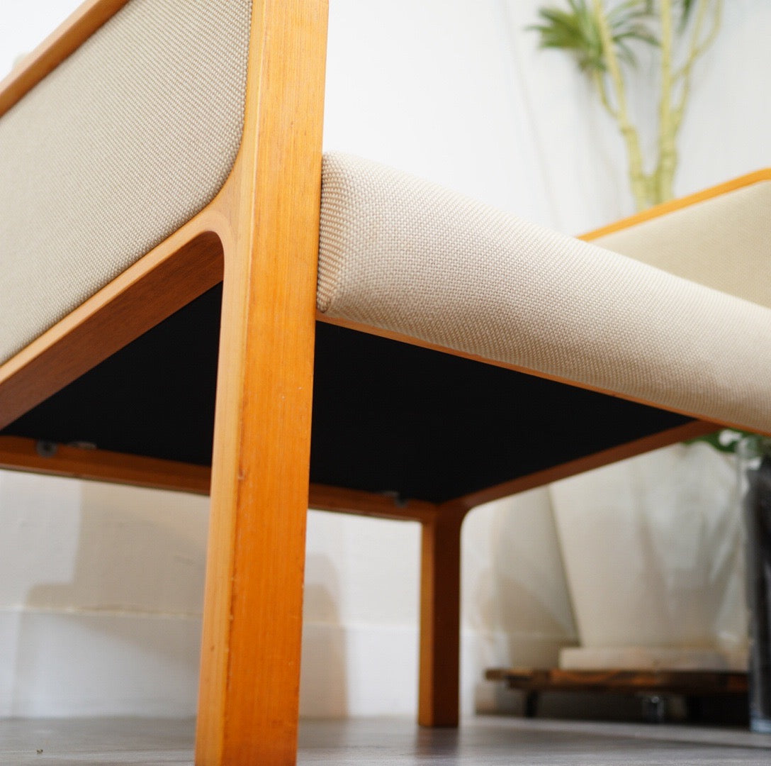 天童木工 / Tendo プライウッド アームソファ 1人掛け 中古 レトロ