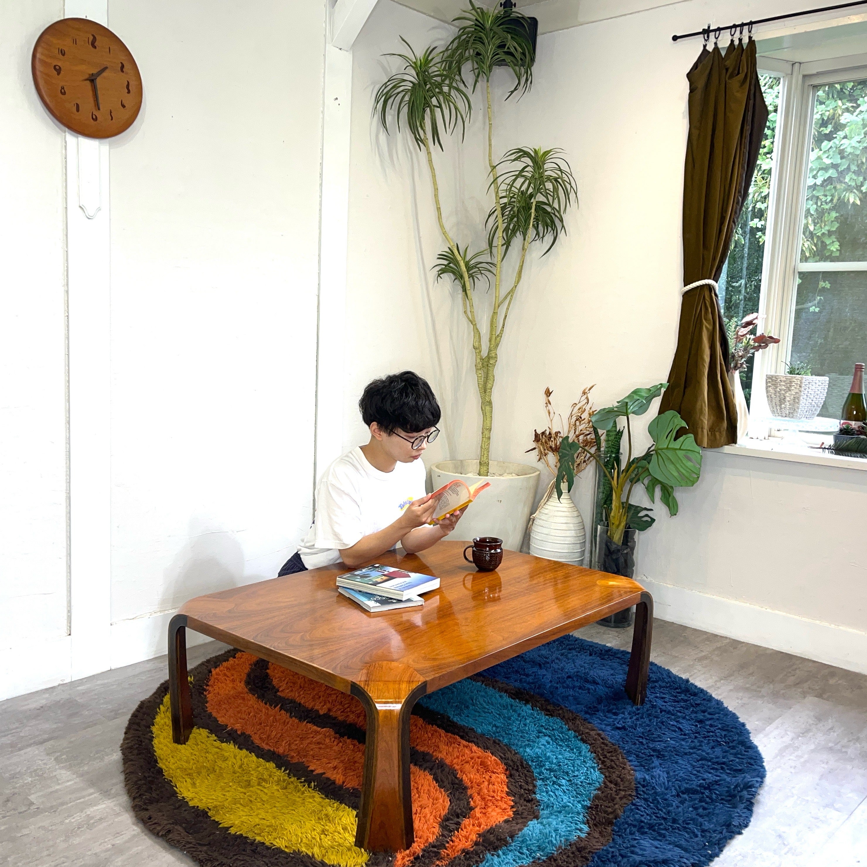 天童木工 / Tendo 座卓 ケヤキ 乾三郎 和 ローテーブル リビング