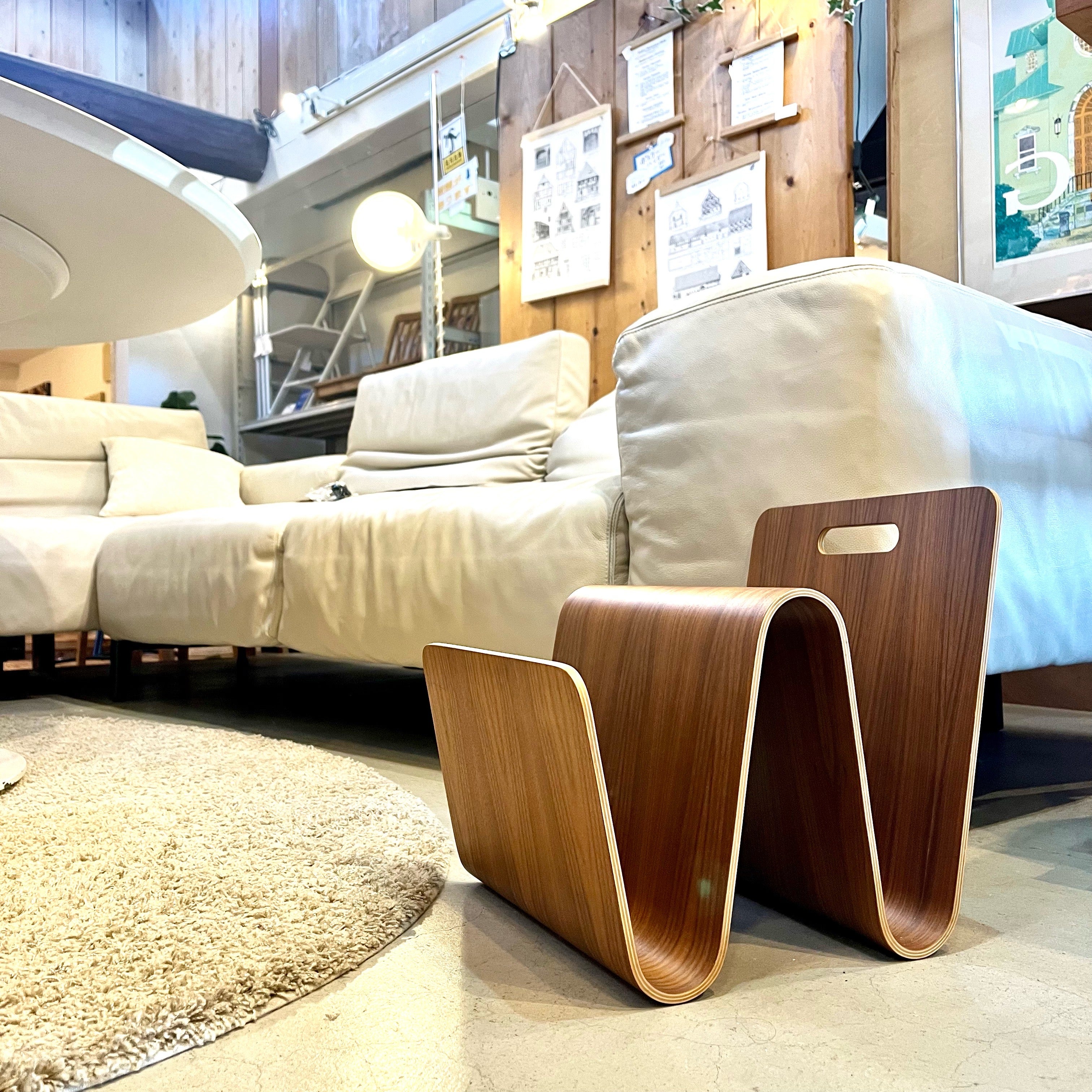 オッフィー / OFFI マガジンラック ウォールナット 雑誌 本入れ