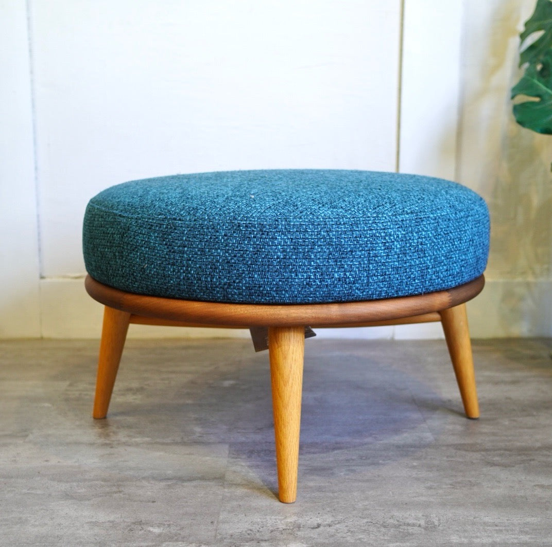 柏木工 / KASHIWA シビル / CIVIL スツール オットマン 中古 ブルー