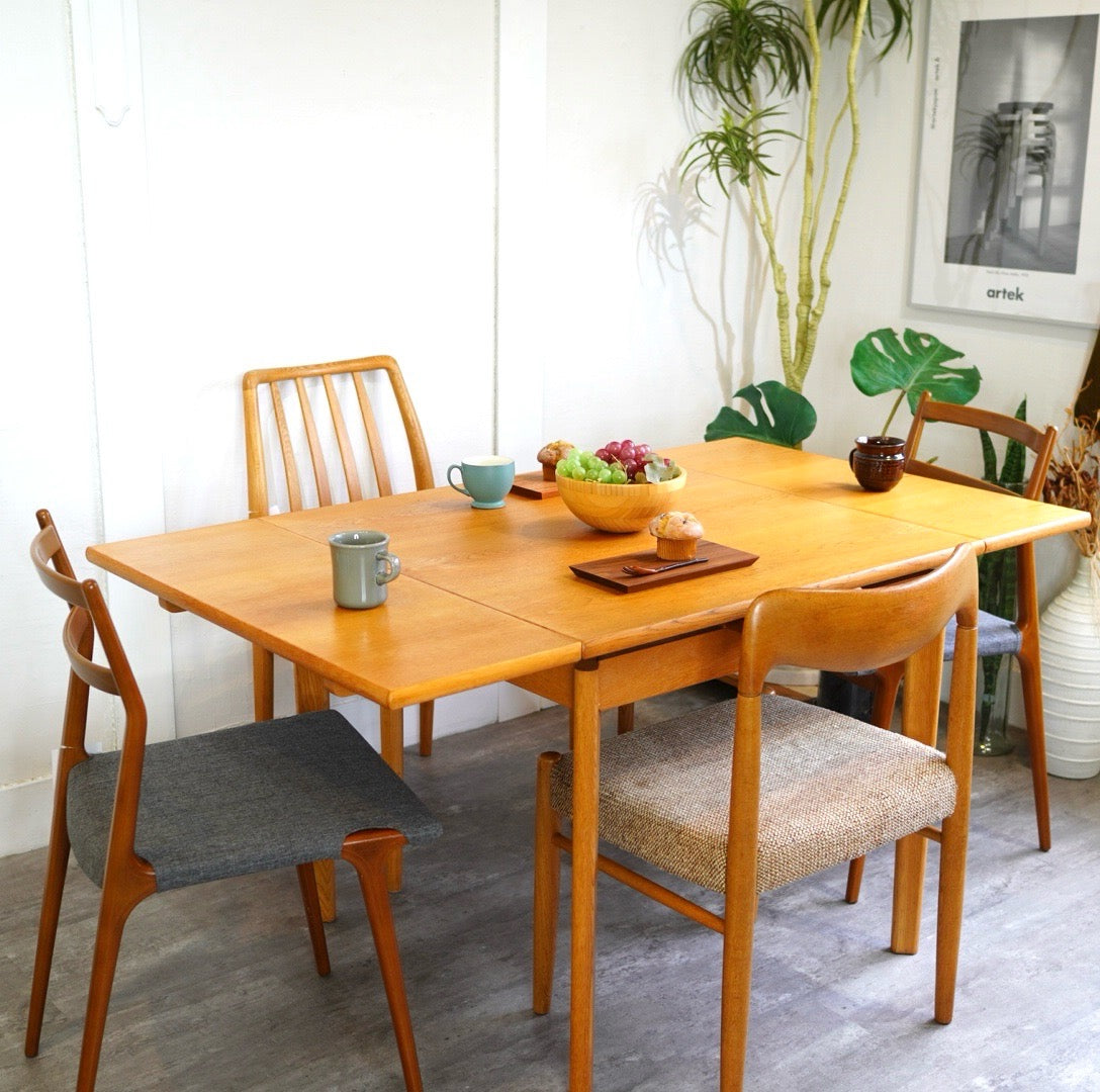 日進木工 伸長式 ダイニングテーブル ジャパンヴィンテージ 中古