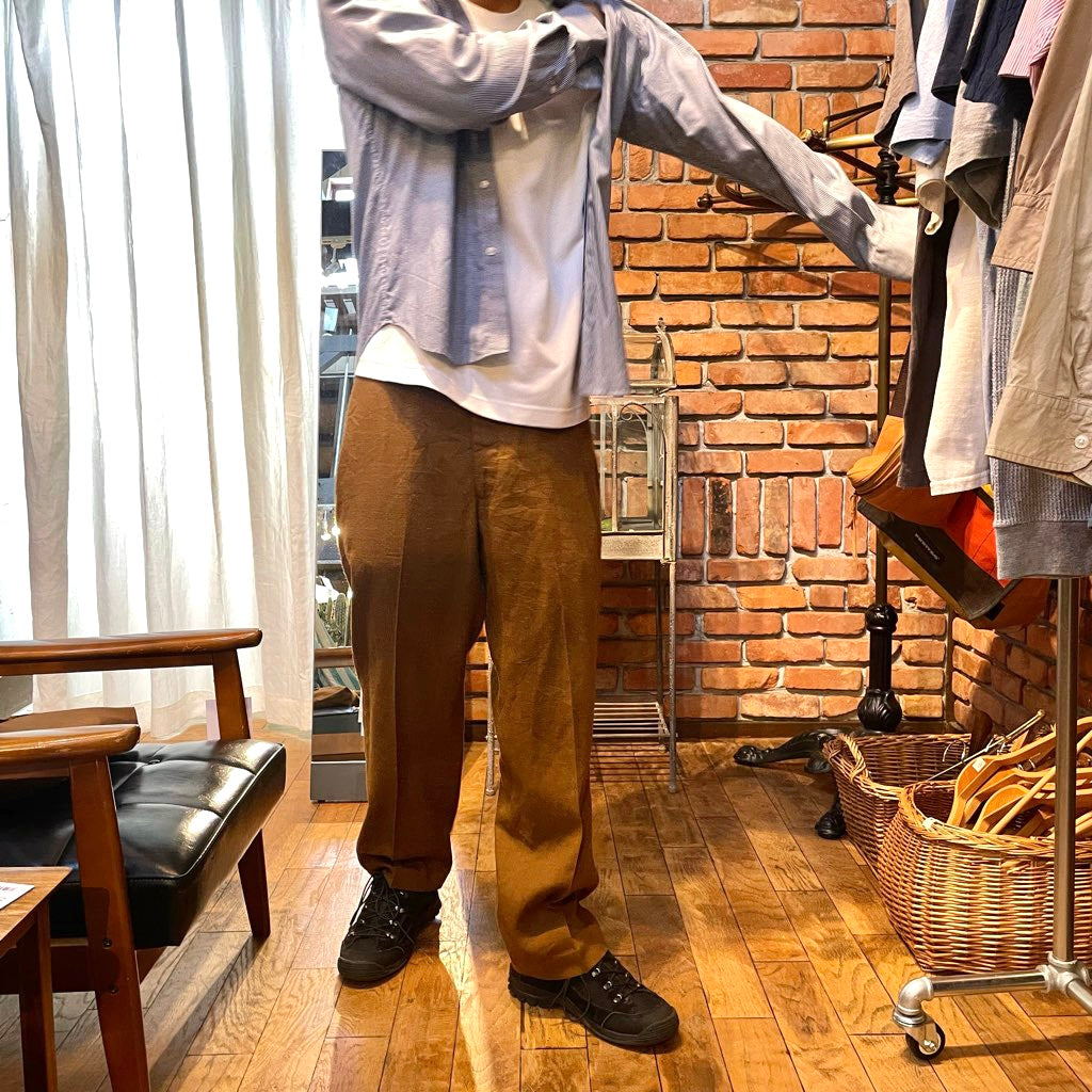 古着】60s ヴィンテージパンツ 茶 ブラウン TALONジップ スラックス