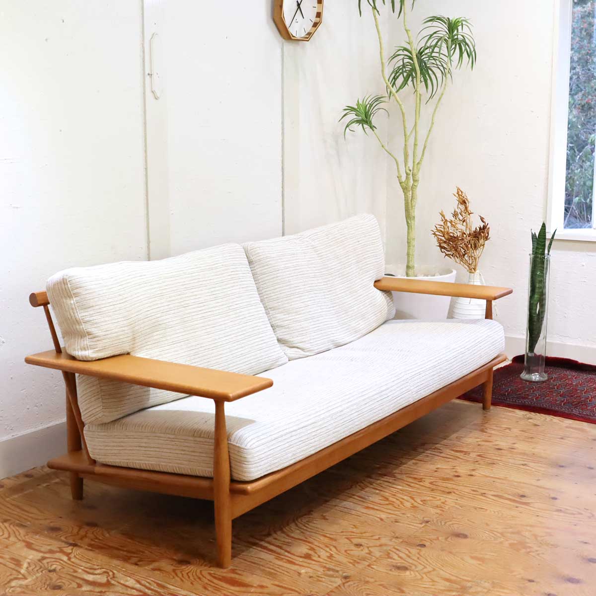 飛騨家具 KASHIWA 柏木工 シビル CIVIL 3Pソファ 3人掛けソファ 国産