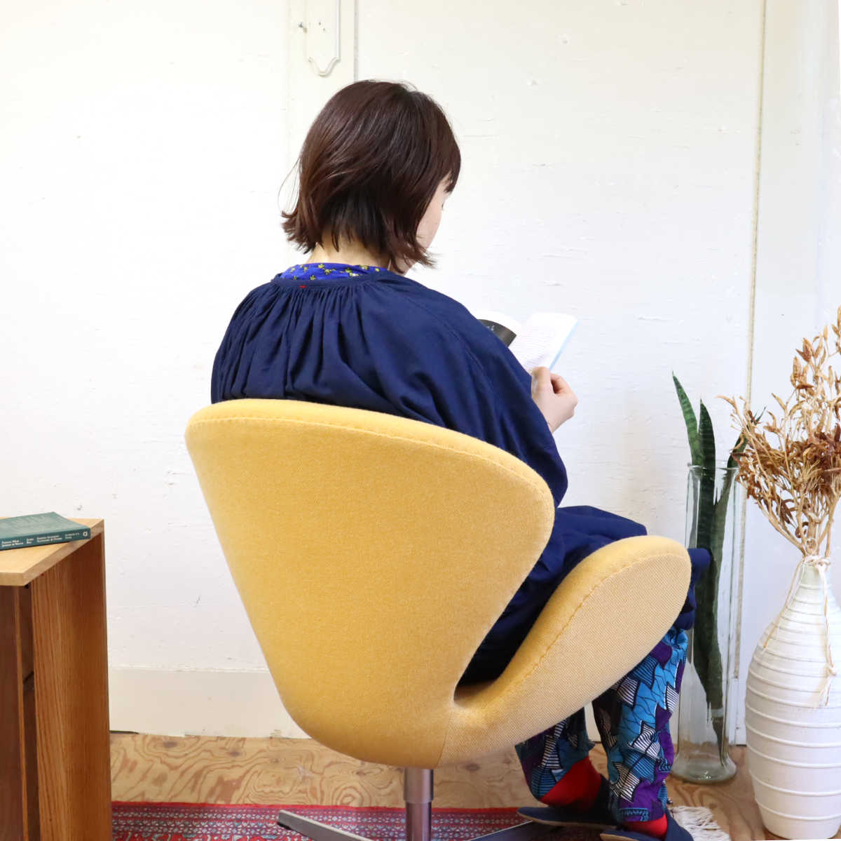 フリッツハンセン / FRITZ HANSEN スワンチェア / SWAN イエロー