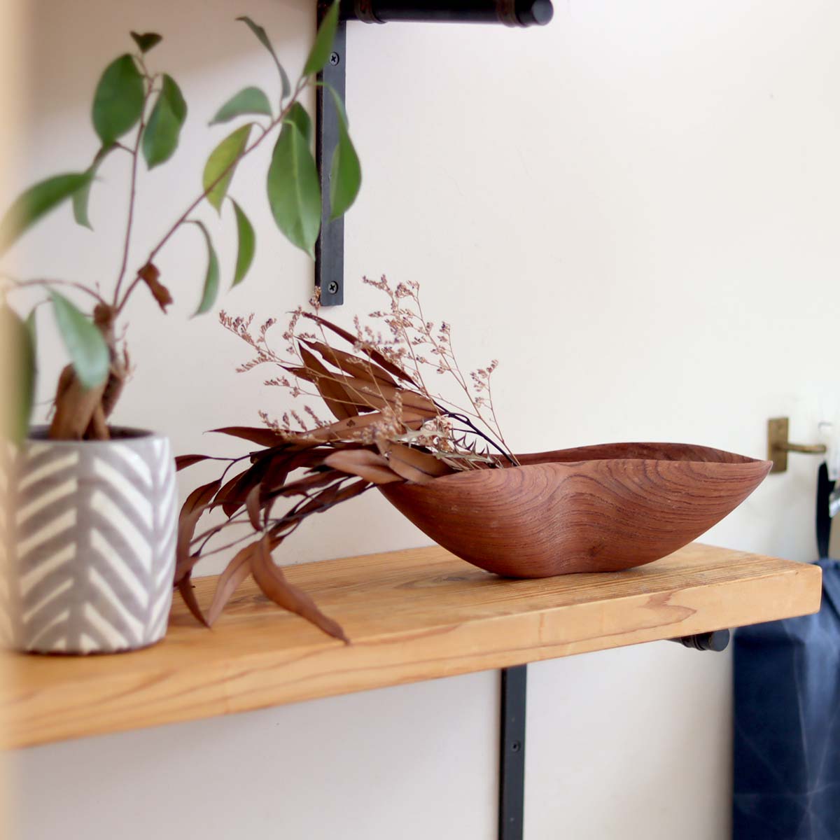 リバイブモブラープロジェクト ウッドボウル 大 ブビンガ 木の器 オブジェ