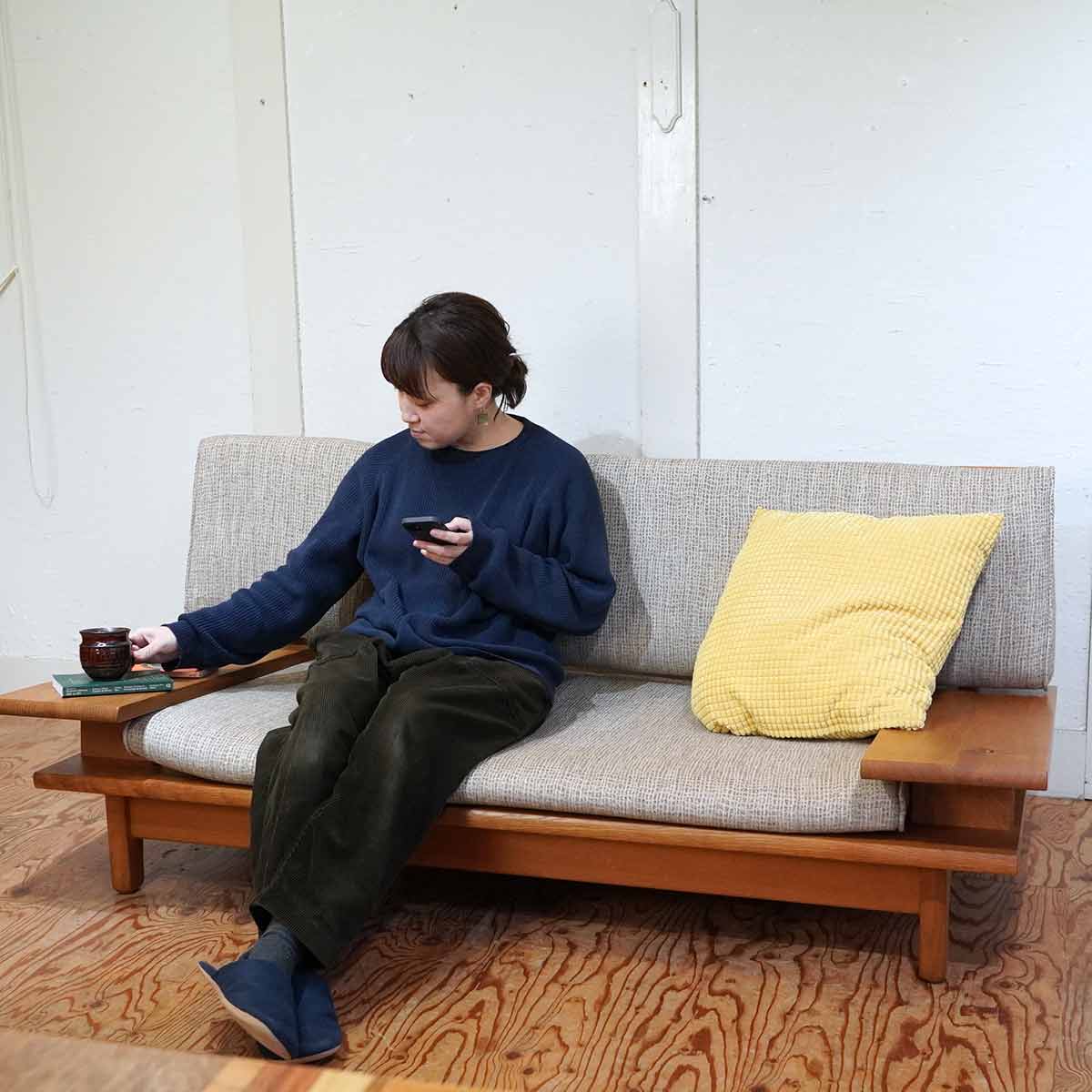 飛騨産業 / HIDA キツツキ 森のことば 2Pソファ ローソファ 佐々木