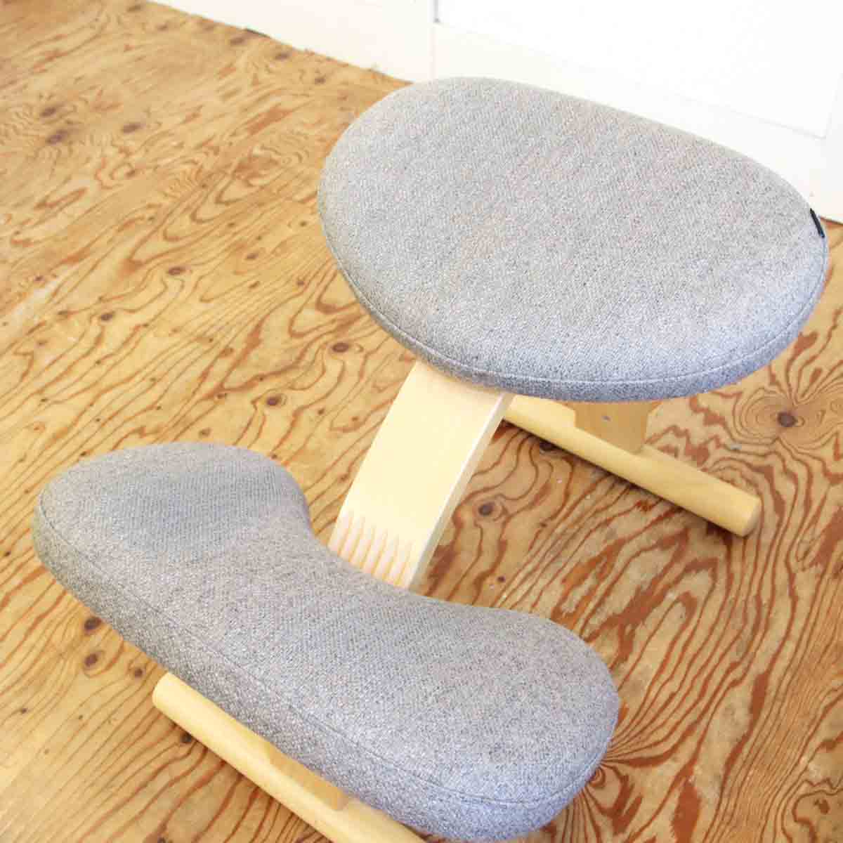 リボ / Rybo バランスチェアイージー グレー 北欧 ノルウェー 姿勢