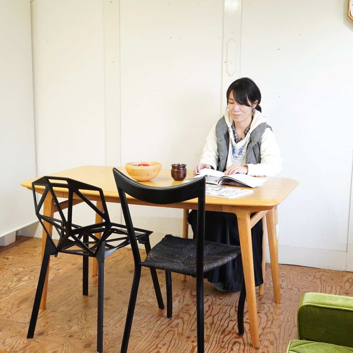 イデー / IDEE IKI ダイニングテーブル オーク 幅140 ナチュラル