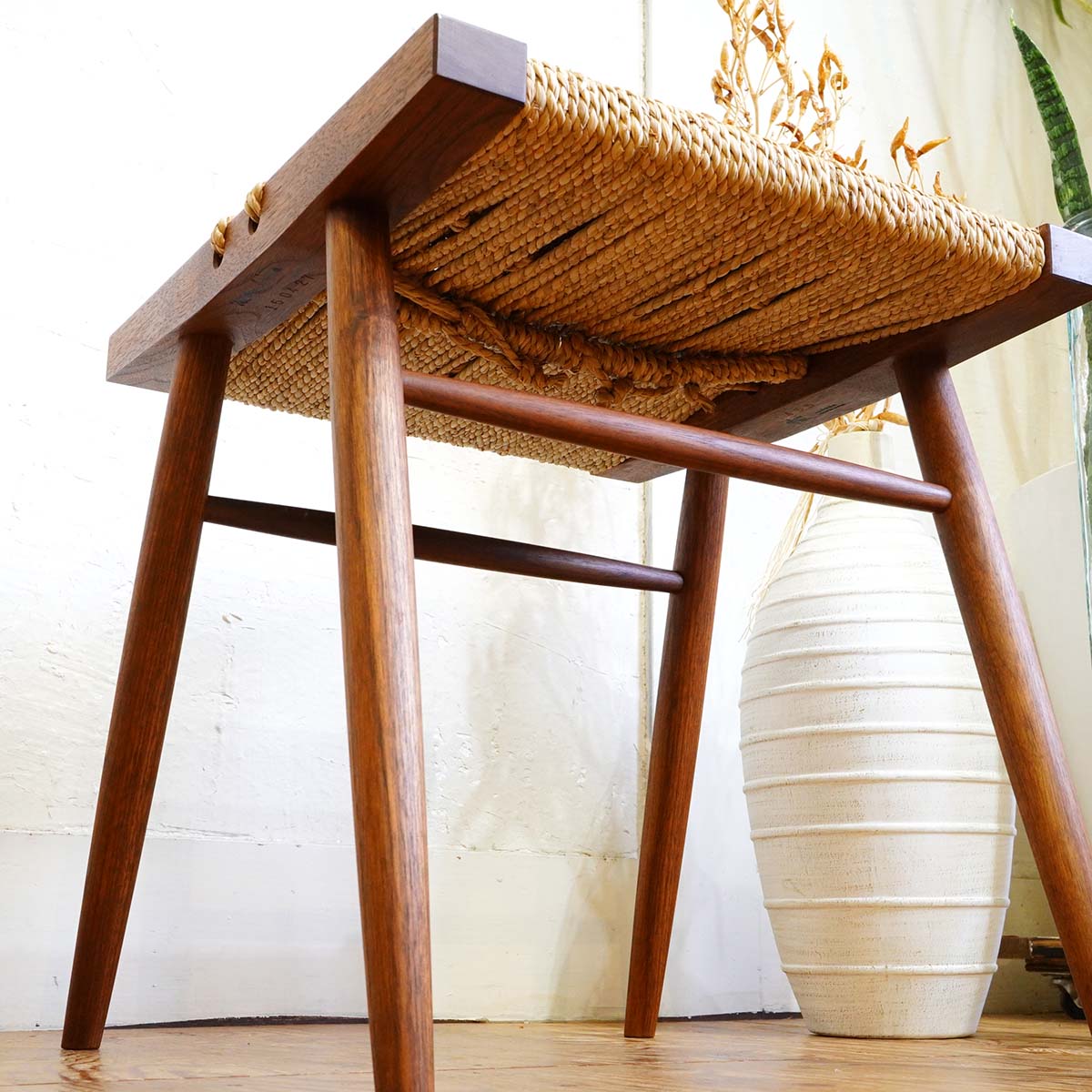 桜製作所 グラスシートスツール ジョージ・ナカシマ い草