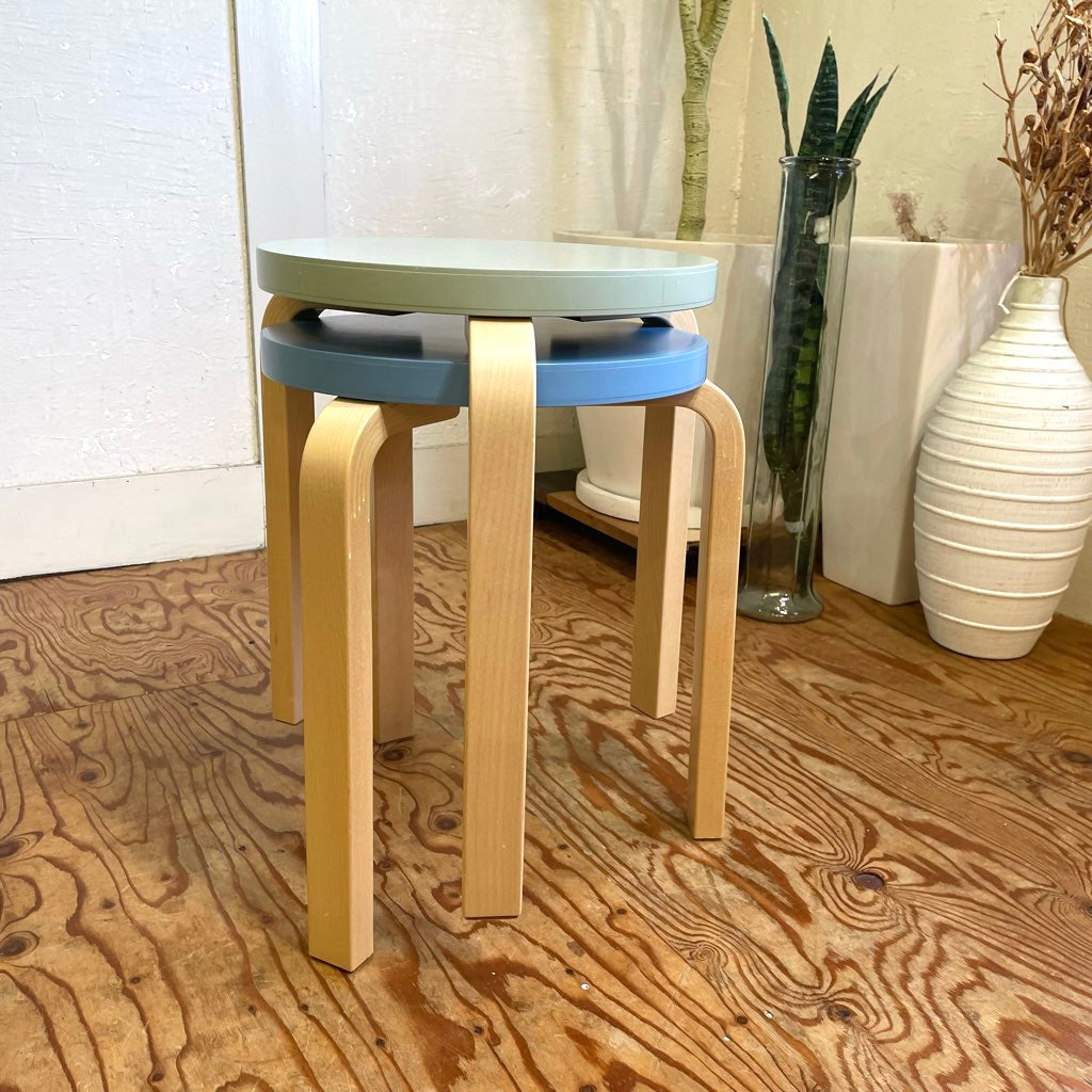 アルテック / Artek スツール60 グリーン ラッカー アルヴァ・アアルト