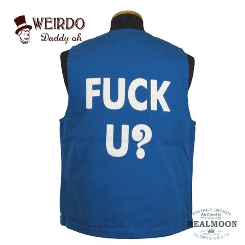 WRD18SS07 WEIRDO VEST FUCK U? グラッドハンド GLADHAND &Co. REAL