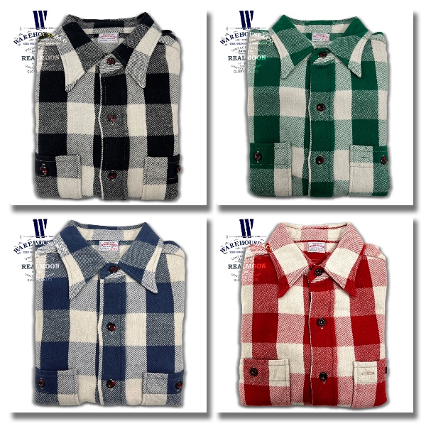 WAREHOUSE ネルシャツ No.WHS-3104A 