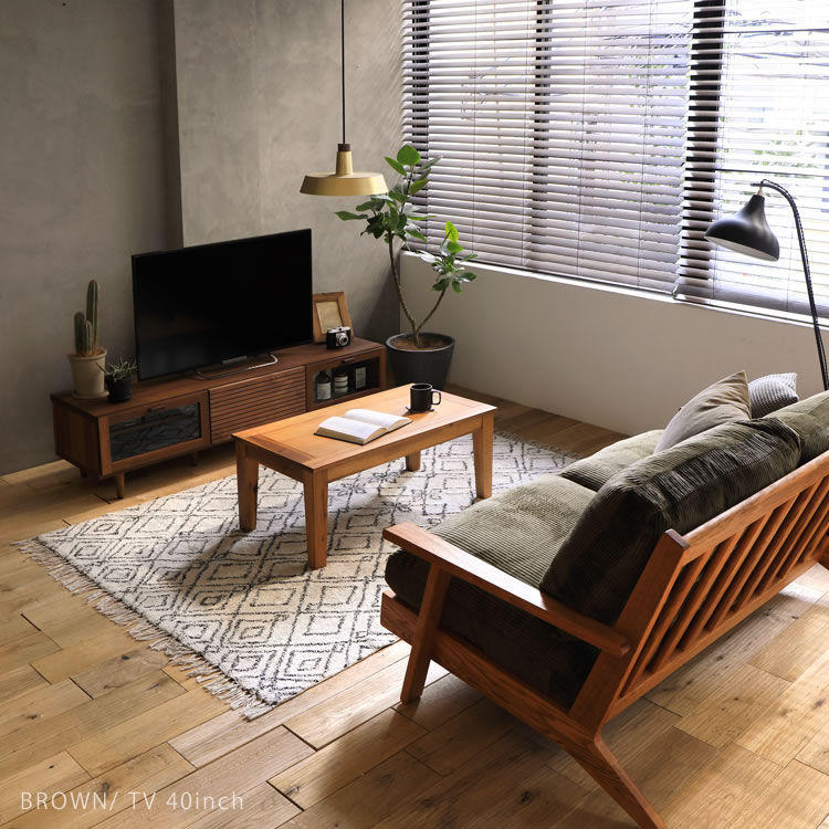 rekittv/ナチュラル/ブラウン/開梱設置付（大川）｜家具・インテリア