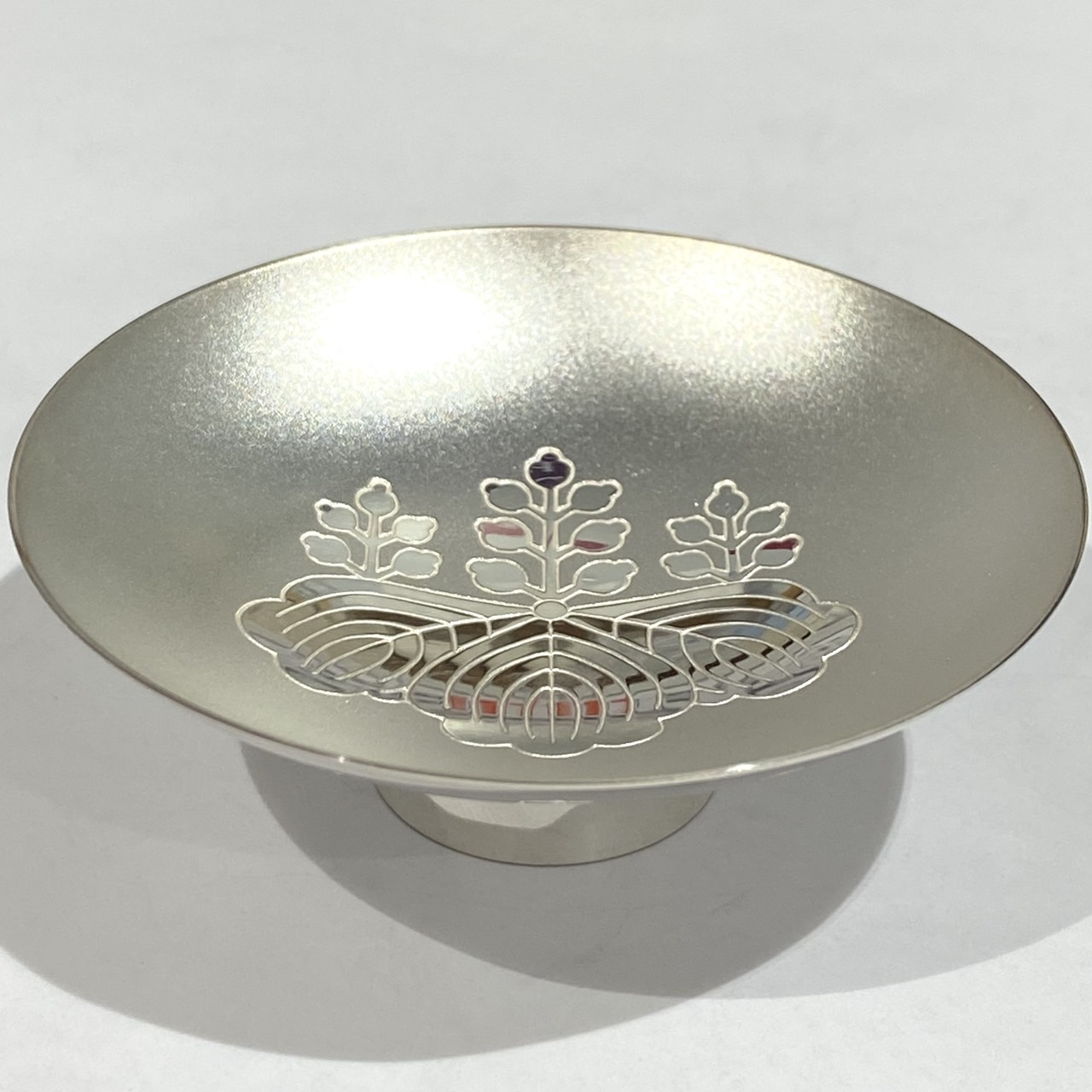 純銀製】純銀杯45.7g！造幣局silver刻印有り！純銀盃。 純銀製】純銀杯