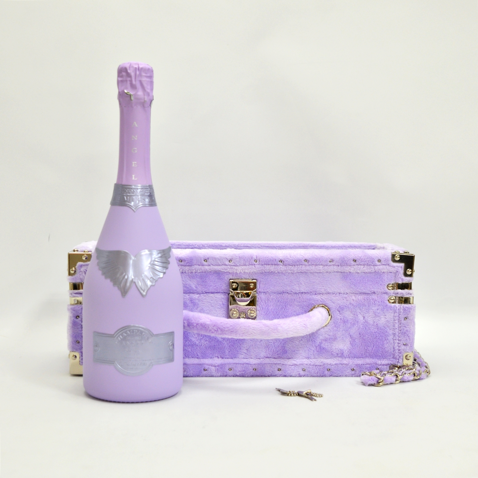 エンジェル シャンパン ドゥミセック パープル NV 750ml ケース・鍵付