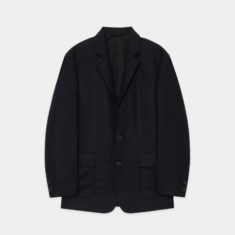 Heavy Organic Wool Tropical Square Jacket | ref. / Web Store