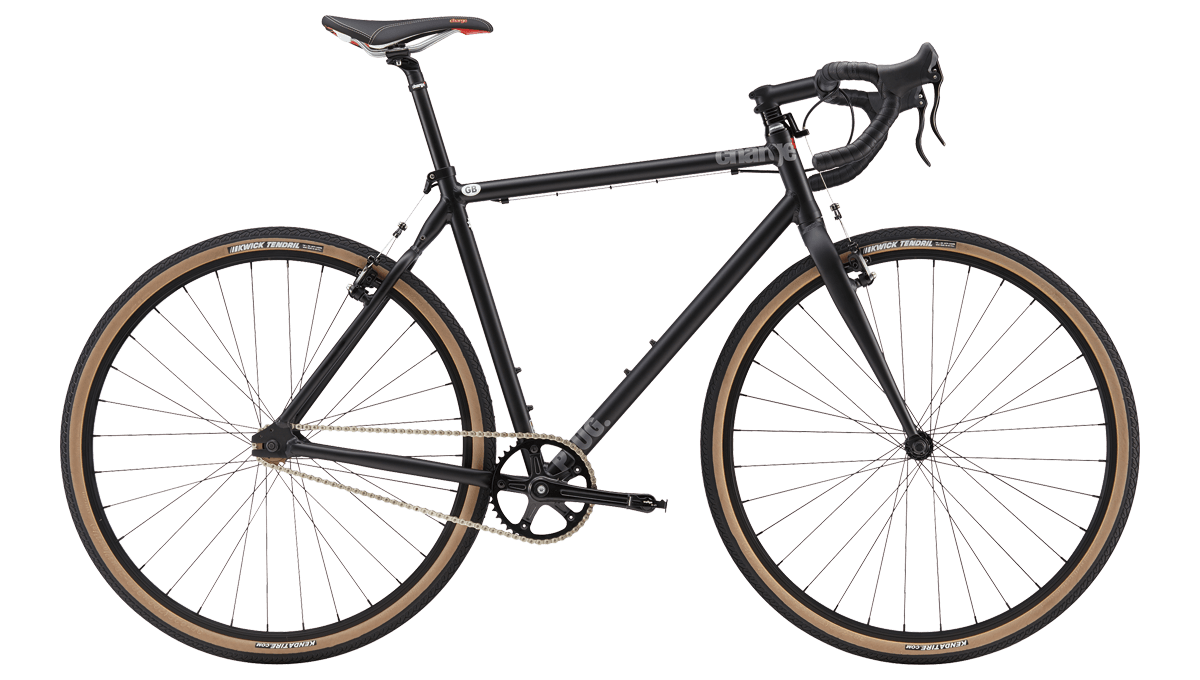 完成車】Chargebike PLUG RACER ピスト ブラック シングル 完成車