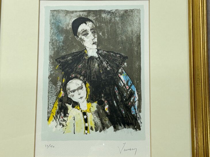 ジャン・ジャンセン 作 『ノワールピエロ』 ｜骨董品買取 緑和堂