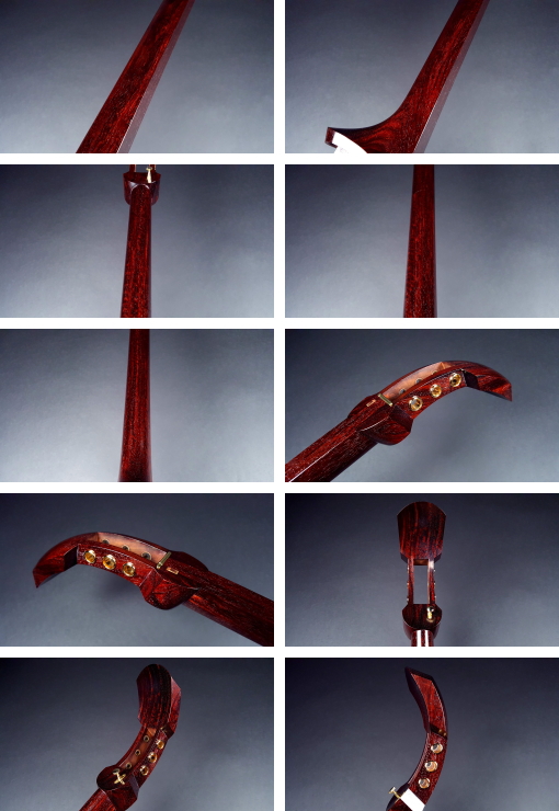 民謡三味線 紅木金細 WKS-3903MK