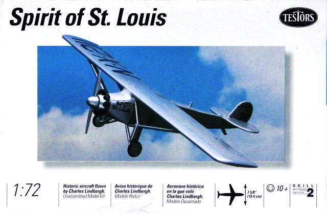 スピリット・オブ・セントルイス」 (テスター 1/72)