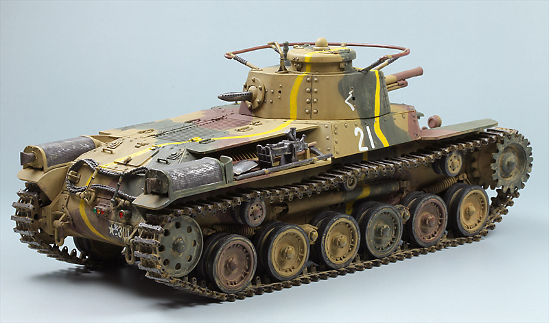 97式中戦車 チハ ( タミヤ 1/35）＞ AFV プラモデルの製作＞2022年1月号