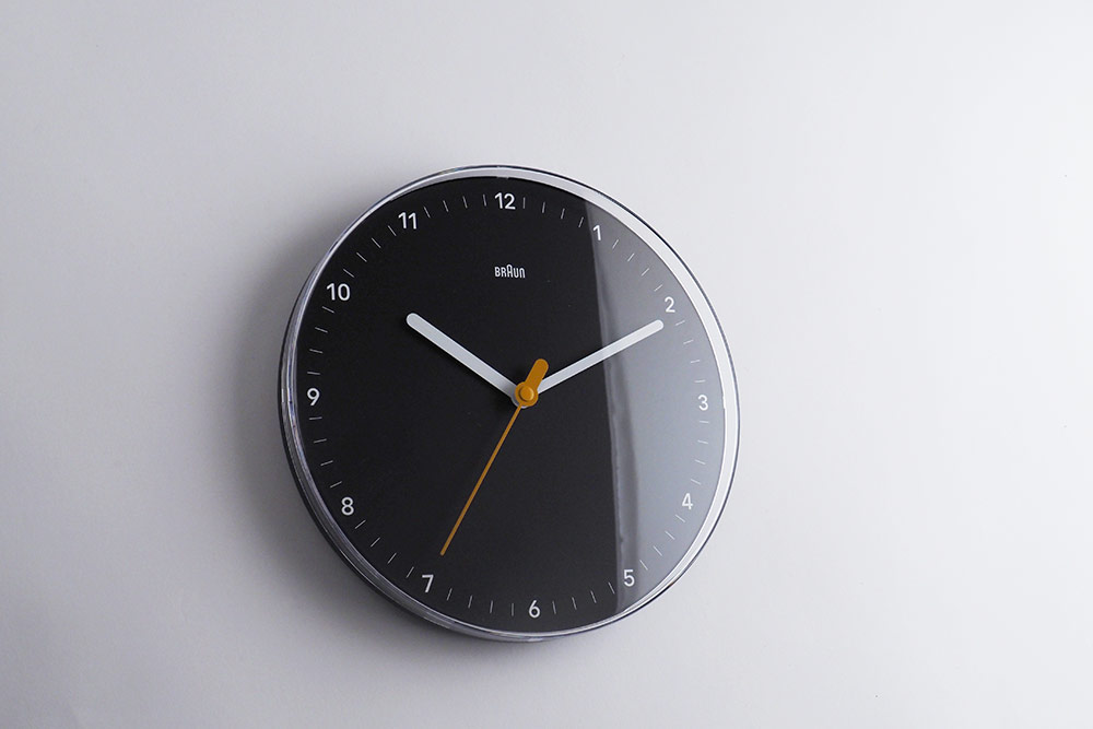 Wall Clock BC26 W/B ウォールクロック 静音 デザイン