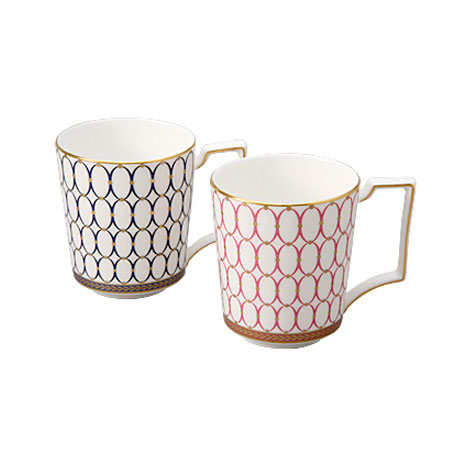 ルネッサンス ゴールド マグ (ピンク・ブルー) ペア|WEDGWOOD公式