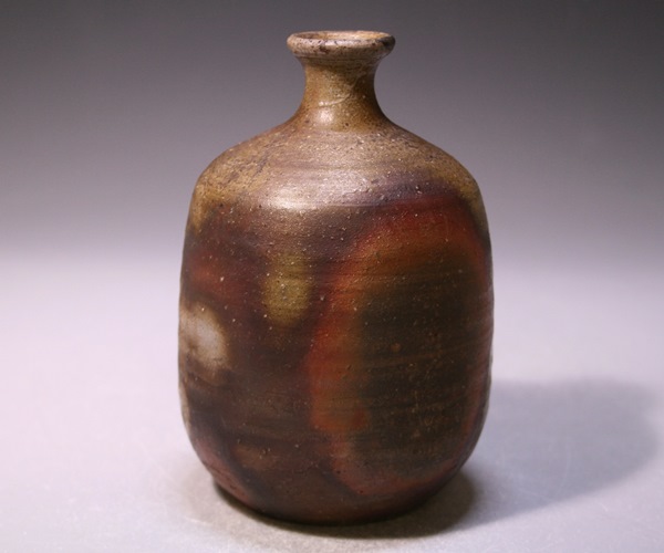 備前焼】緋襷瓢徳利 山本出 備前焼】緋襷瓢徳利 山本出 備前焼】緋