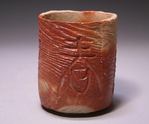 各見寿峯 作 「備前緋襷湯呑」 ～備前焼専門卸小売店 川口陶楽苑～