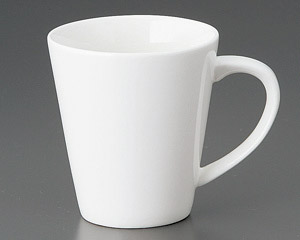 ニューボンラッパマグカップ大(白いマグカップ)|食器通販の陶磁庵