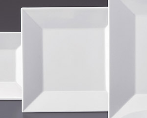 ホワイトスクエアー20cm四角皿(正角皿 Lサイズ)|食器通販の陶磁庵