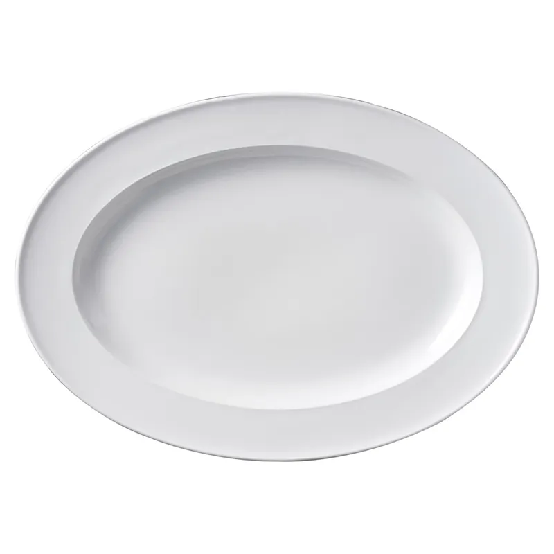 白玉渕 9吋餃子皿(餃子皿)|食器通販の陶磁庵