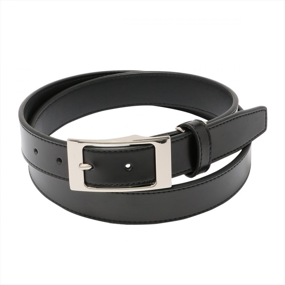 ベルト ピンバックル サイズ調節可能 95cm メンズ(B95 ブラック): 東京
