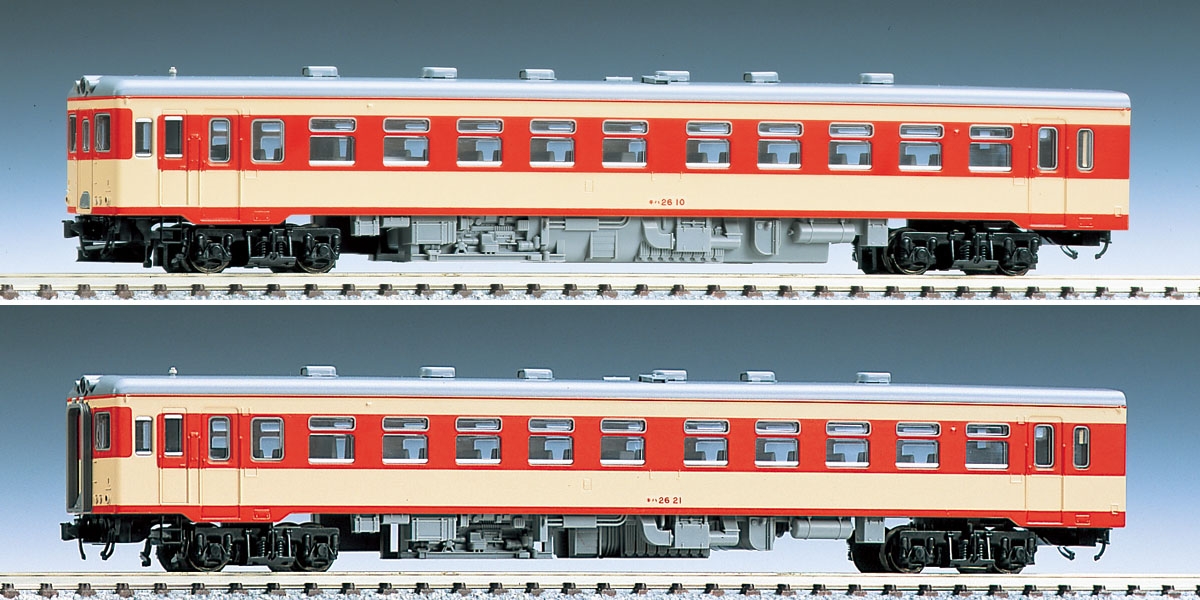 国鉄 キハ26形ディーゼルカー（急行色・バス窓）セット｜製品情報