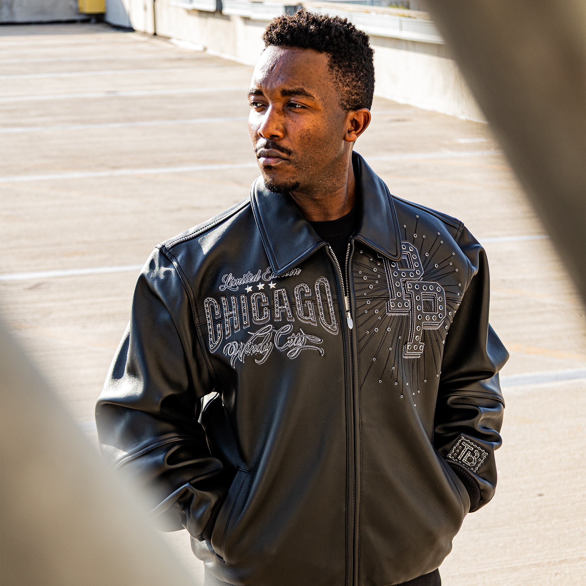 Pelle-Pelle X TB Men's Windy City Leather Jacket