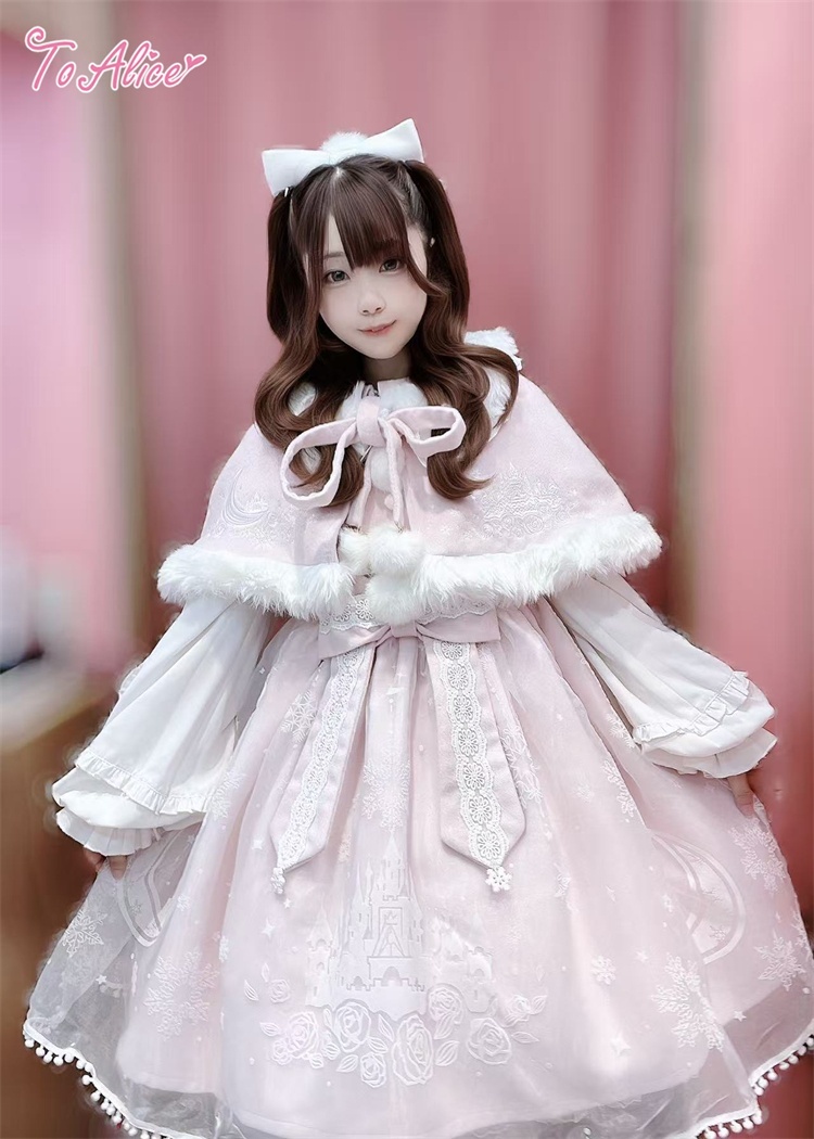 ToAlice】S1109ポンポン付きリボンバレッタ - To Alice