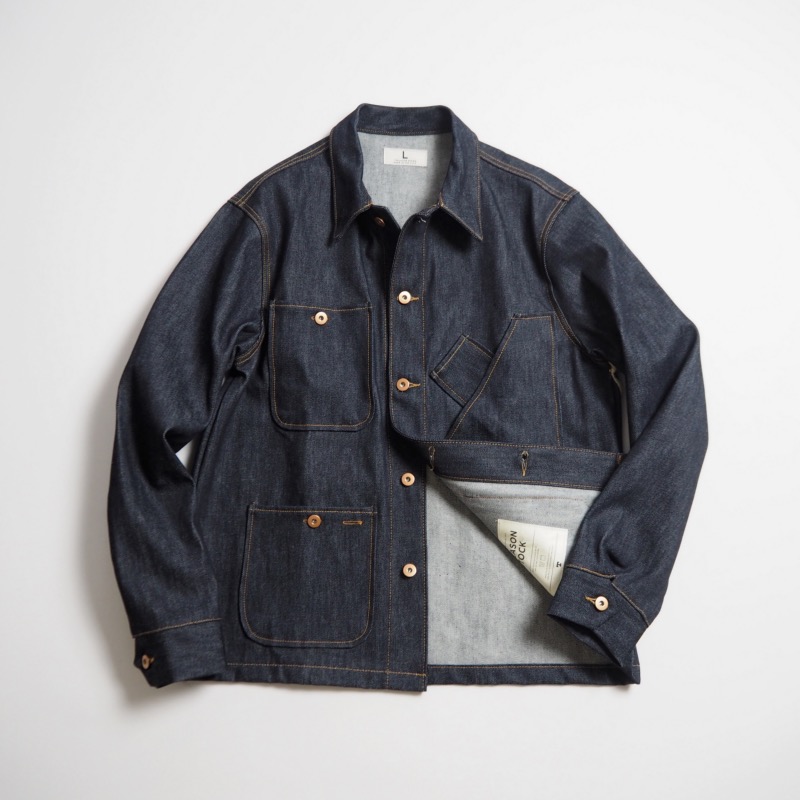 TELLASON STOCK テラソンストック デニムカバーオール COVERALL JACKET