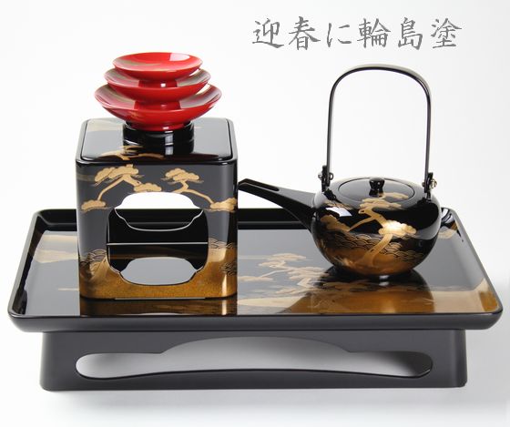 雑煮椀 州浜雅蒔絵 5客1組660,000円（税込） | 輪島塗の塗師屋 輪島