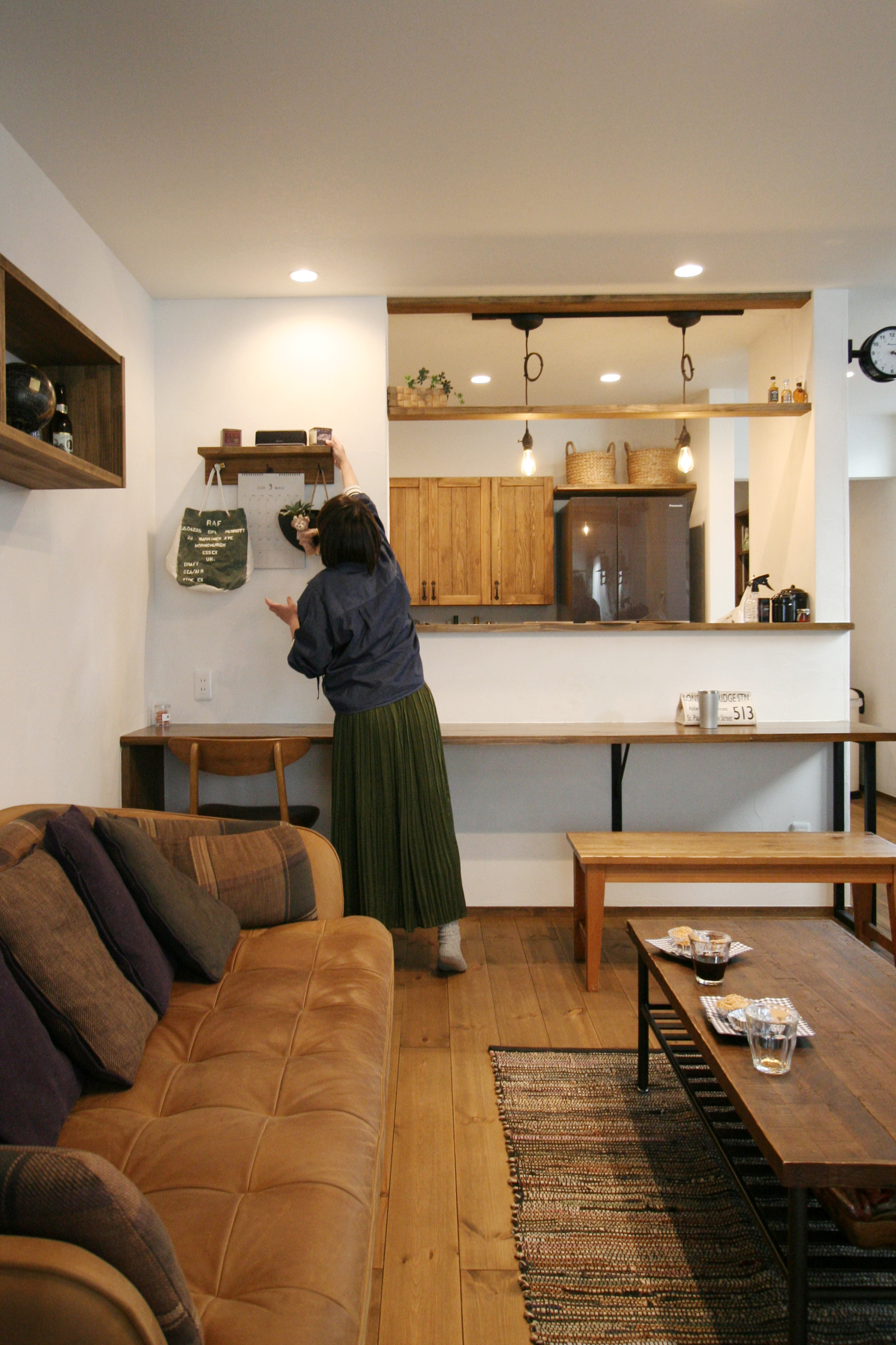 高知市の男前インテリアが映えるKさま邸に、ご入居後のお宅訪問