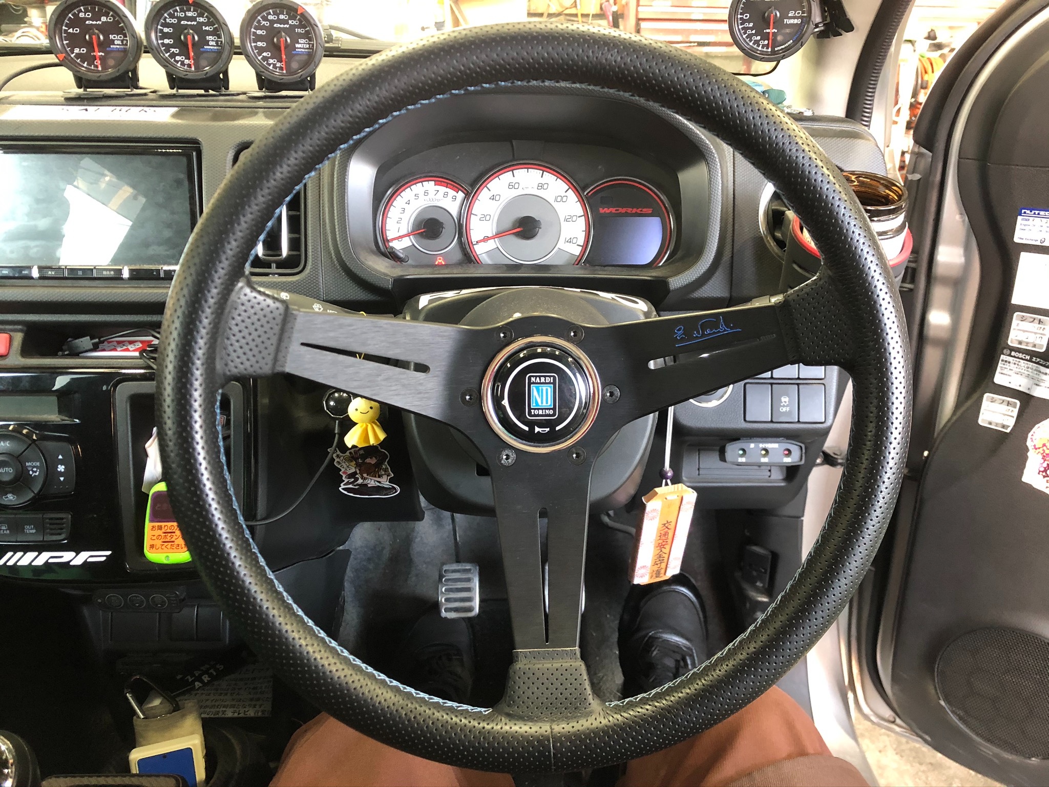 アウトレット スズキ アルトワークス ステアリング ハンドル ラ52