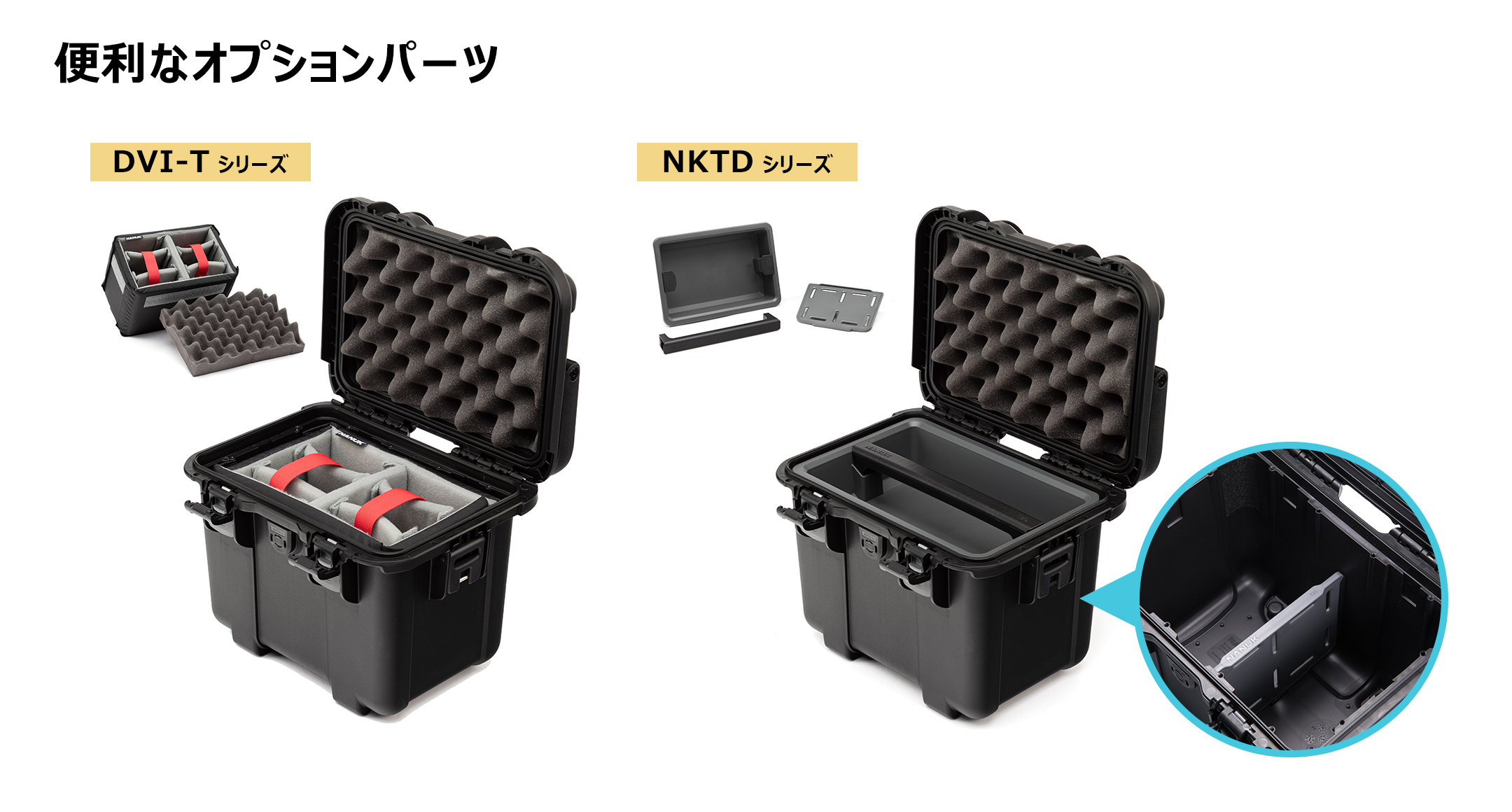 深型防水キャリングケース NK-Tシリーズ (NANUK社製ハードケース