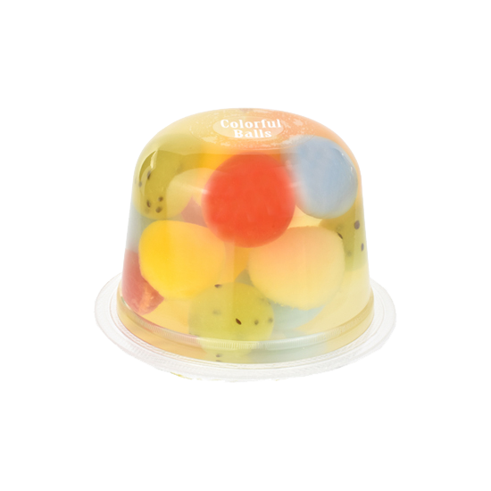 製品紹介＞デザート＞ミックスゼリー＞カラフルボール | たかはたファーム